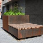 Assise pour muret en bois, dimensions sur-mesure, forme carrée ou rectangulaire.