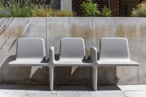Banc béton avec accoudoirs PALUEL