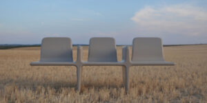 Banc béton avec accoudoirs PALUEL