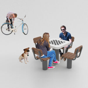 Table de jeu avec sièges Tabella