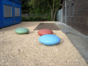 Assise béton ronde colorée CROPUS