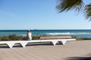 Assise longue béton avec ou sans dossier RIEUX