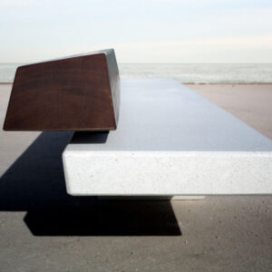 Assise longue béton avec ou sans dossier RIEUX