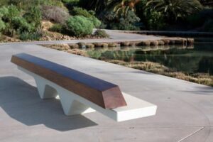 Assise longue béton avec ou sans dossier RIEUX
