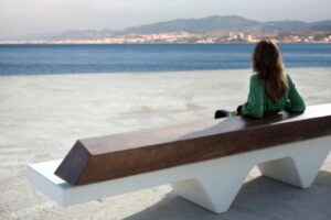 Assise longue béton avec ou sans dossier RIEUX