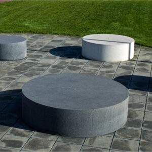 Assises circulaires en béton ÉTRETAT