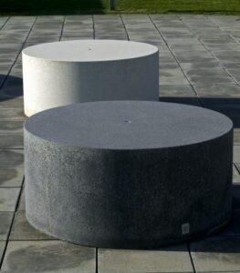 Assises circulaires en béton ÉTRETAT