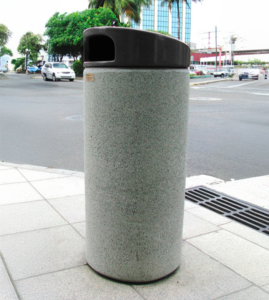 Poubelle béton circulaire 70 litres THAON