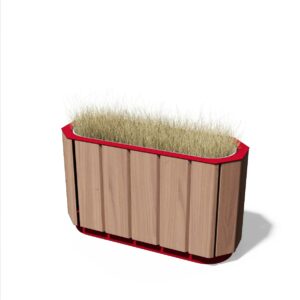Jardinière haute en bois CHÉNAS