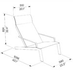 A1-Fauteuil relaxant dimension