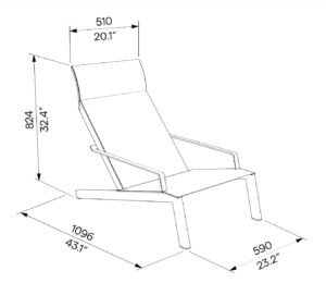 A1-Fauteuil relaxant dimension