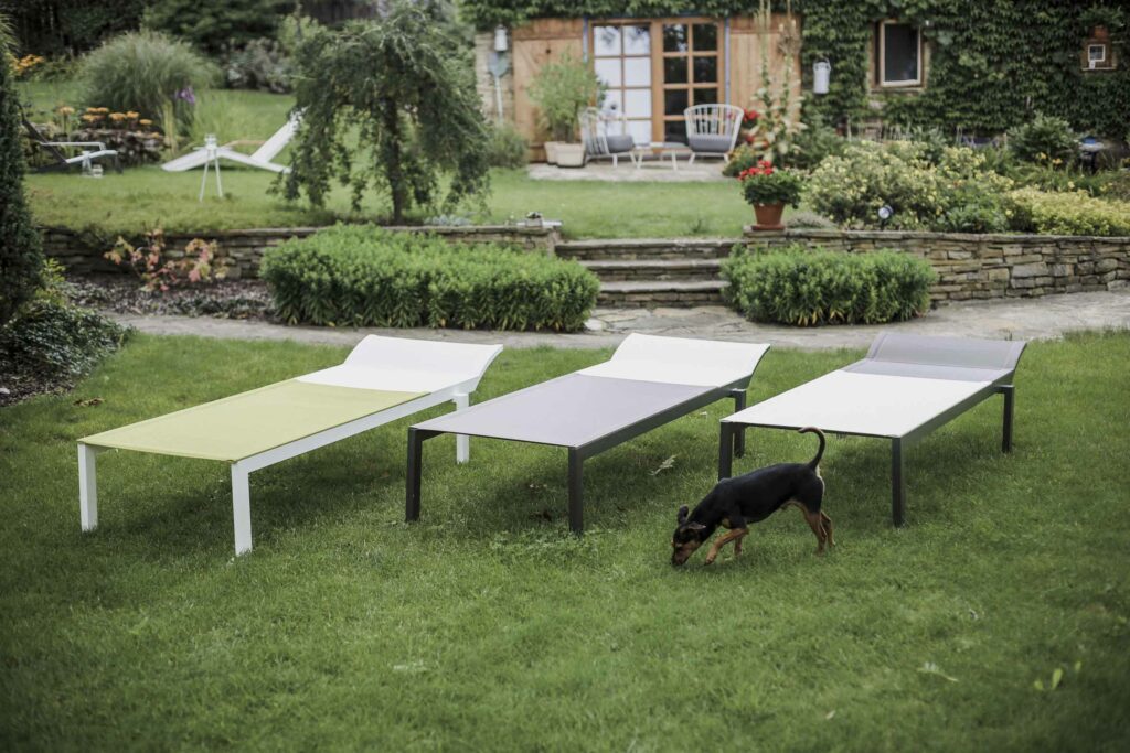 A1 chaise longue tissu LAL417