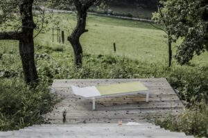 A1 chaise longue tissu LAL417
