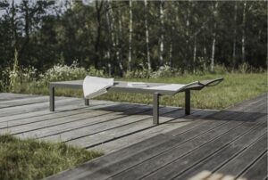 A1 chaise longue tissu LAL417