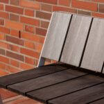 Banc à lames de bois larges CHAMONIX -