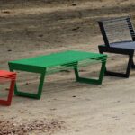 Banc compact tout acier BRESSE