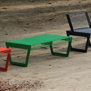 Banc compact tout acier BRESSE