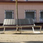 Banc convexe bois R1000mm GENAS.