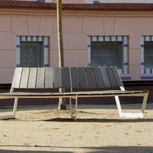 Banc convexe bois R1000mm GENAS
