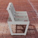 Banc quatre places tout acier VIENNE.