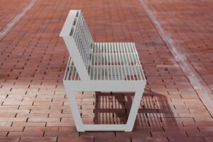 Banc quatre places tout acier VIENNE.