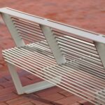Banc quatre places tout acier VIENNE..