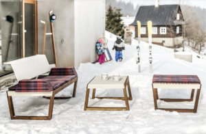 A1 banc BA125 table basse & tabouret BA113