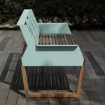 banc A1-361 accoudoirs acier