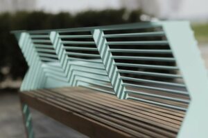 banc A1-361 accoudoirs acier