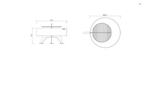 Brasero grill résistant GHISONI