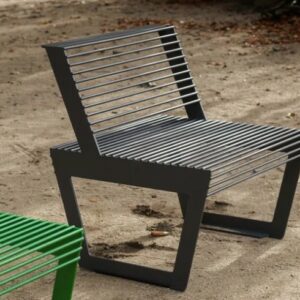 Fauteuil acier robuste CERNEX