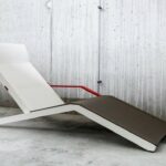 LAL457 chaise longue tissu