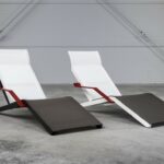 LAL457 chaise longue tissu