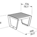 A2-121 tabouret