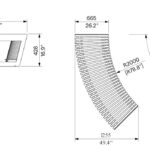 A4-2621 banc circulaire collection A4