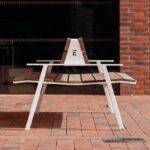 Banc double en bois confortable RODEZ .
