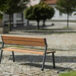 Banc en bois simple 1500mm PIA .