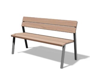 Banc en bois simple 1500mm PIA-