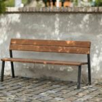 Banc en bois simple 1500mm PIA