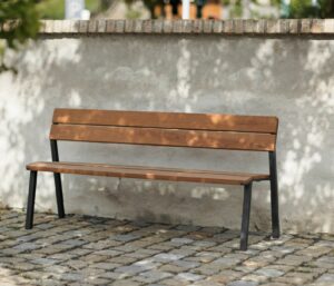 Banc en bois simple 1500mm PIA