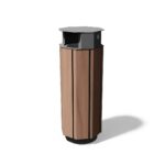 Corbeille de propreté bois élégante 38L BARBERAZ -