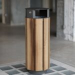 Corbeille de propreté bois élégante 38L BARBERAZ-