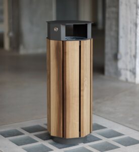 Corbeille de propreté bois élégante 38L BARBERAZ-