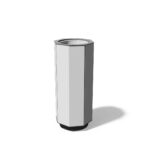Corbeille de propreté simple acier 38 litres COGNIN.