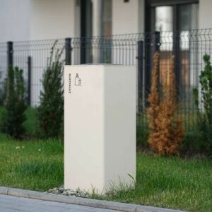 Corbeille sobre tout acier 38L HÉRÉPIAN