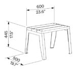 E1-121 Tabouret