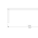E2-110 banquette 150cm