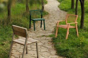 Fauteuil acier avec accoudoirs ORSAN...