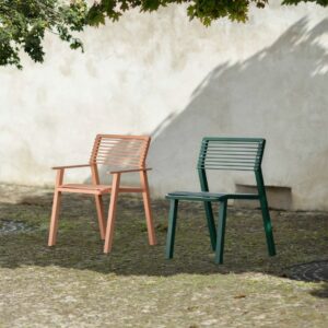 Fauteuil acier avec accoudoirs ORSAN