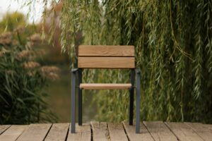 Fauteuil bois avec accoudoirs ALZON.